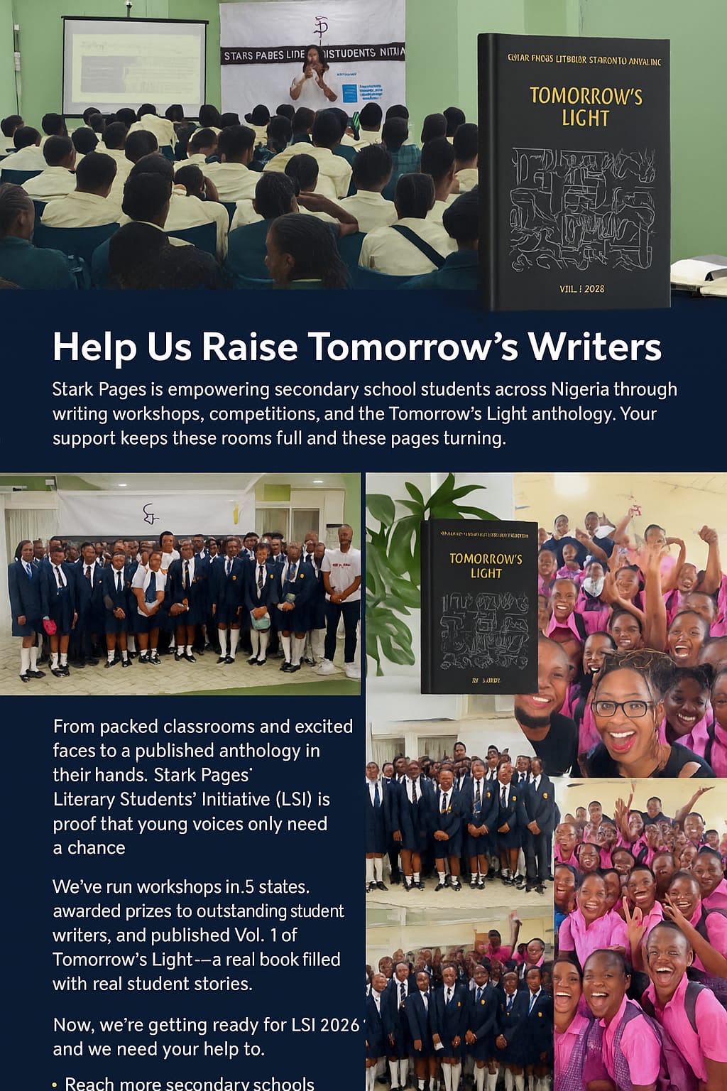 Support young writers